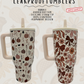 32oz Leak Proof Tumblers - UV Screen Printed - Checkered, Floral, Fall & Christmas
